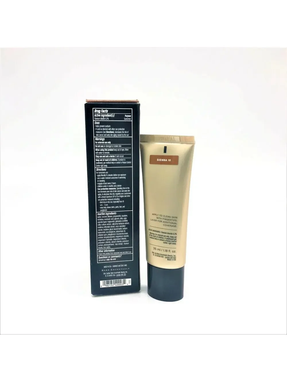 bareMinerals Complexion Rescue Tinted Hydrating Gel Cream SPF 30, # Sienna 10